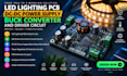 create led driver pcb with dc dc power design