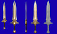 create game ready 3d weapon modeling, guns, swords and prop models with textures