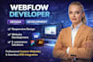 design or develop webflow website, webflow redesign figma to webflow fix webflow