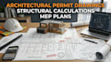 prepare architectural permit drawings, structural calculations mep plans