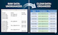 clean and structure large excel or CSV datasets