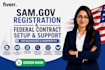 do sam gov registration, uei, cage code and government contract setup