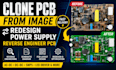 clone pcb from image redesign power supply and reverse engineer pcb