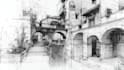 draw ink illustrations, sketch drawing architecture