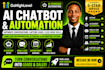 setup gohighlevel ai chatbot and automation