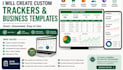 create custom inventory tracker and business spreadsheet templates