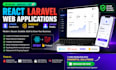 deploy develop fix react laravel webapp stripe setup, firebase auth admin panel