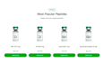 build fda compliant peptide website research use supplement peptide website
