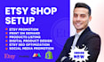 do etsy store setup etsy digital products design etsy optimization