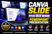 design canva slide canva slide deck and powerpoint presentation