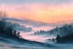 paint a beautiful watercolour illustration