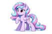 draw cute pony character in cartoon style