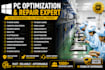 repair gaming computer virus malware boost fps optimization