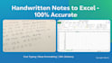 convert PDF to excel word and CSV with 100 percent accuracy in 24 hours