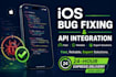 develop, fix, or upgrade your custom native ios app