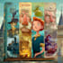 create a modern cartoon book cover design