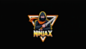 design creative ninja sword mascot logo in 1 day