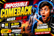 create eye catching gta 5 minecraft and youtube thumbnails