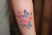 create a watercolor tattoo design
