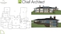 draw a blueprint and house plan in chief architect