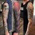 draw a attractive tattoo sleeve art