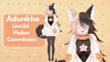 live 2d v tuber model live2d rigging anime v tuber commission for vtube studio