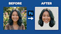 do professional head cropping and cutout