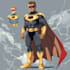 made unique superhero comic cartoon characte