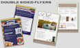 design stylish flyers, posters and promotional materials