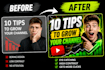 create high ctr youtube thumbnails