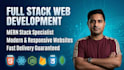 develop full stack react js website with next js and mern stack web app