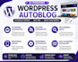 create an automated wordpress autoblog website with SEO