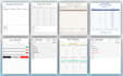 provide a professional monthly bill tracker in PPT and PDF