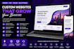 create wordpress and custom coded business website with SEO