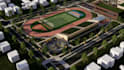 design 3d sport complex, 3d gym, 3d bar, 3d restaurant with rendering