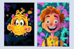 draw cartoon illustration with unique style