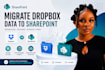 migrate your dropbox data to sharepoint, sharepoint intranet