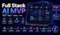 build full stack ai mvp web app using react, next js, node js, and apis