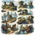design detailed fantasy landscapes and environments