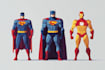 draw superhero character for comics