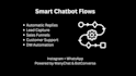 create chatbot for instagram and whatsapp
