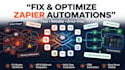fix, troubleshoot,optimize broken zapier automations fast or existing workflows