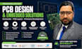 create pcb design, embedded firmware , pcb layout, and schematic design,