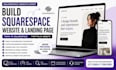 build squarespace website landing page figma to squarespace portfolio website
