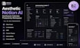 create notion ai second brain, planner and productivity dashboard