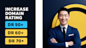 increase domain rating ahrefs dr60 plus
