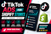 create tiktok ads for shopify dropshipping stores
