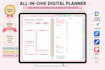 integrate google calendar, do fillable form fields, hyperlinked digital planner