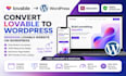 convert lovable ai landing page into wordpress, squarespace, revamp claude code