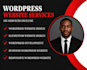 design wordpress website, elementor website and wordpress development